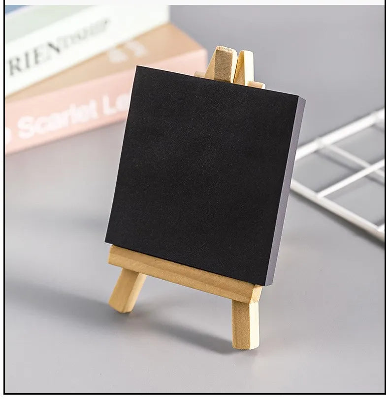 50 Sheets Black Sticky Notes Self-Stick Notes Pads Easy Post Notes For Office School Home 