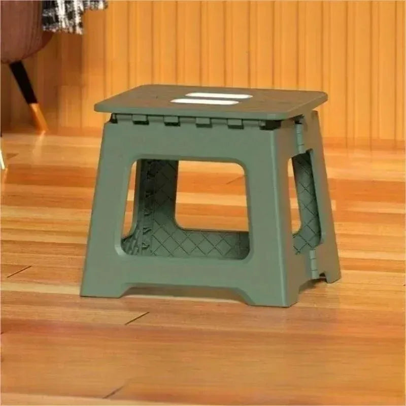 Plastic Portable Folding Stool Thickened Foldable Saddle Chair for Outdoor Activities Camping Fishing Small Bench Mazar Chair