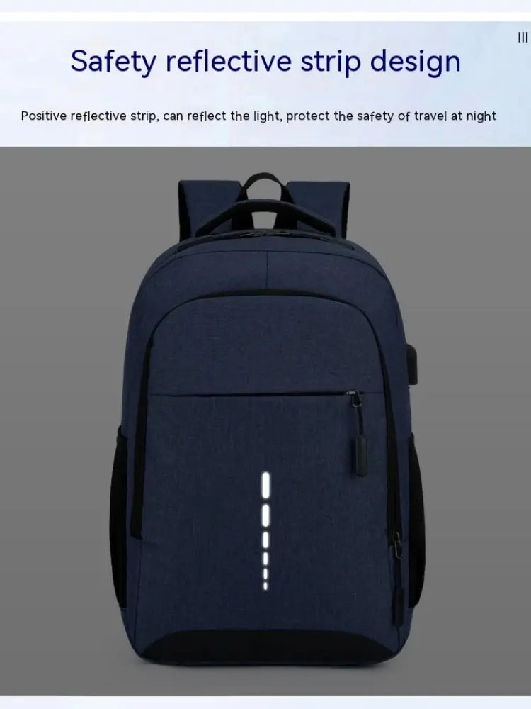 Mens BackPack LargeCapacity Simple Fashion Travel Female Student ComputerBag