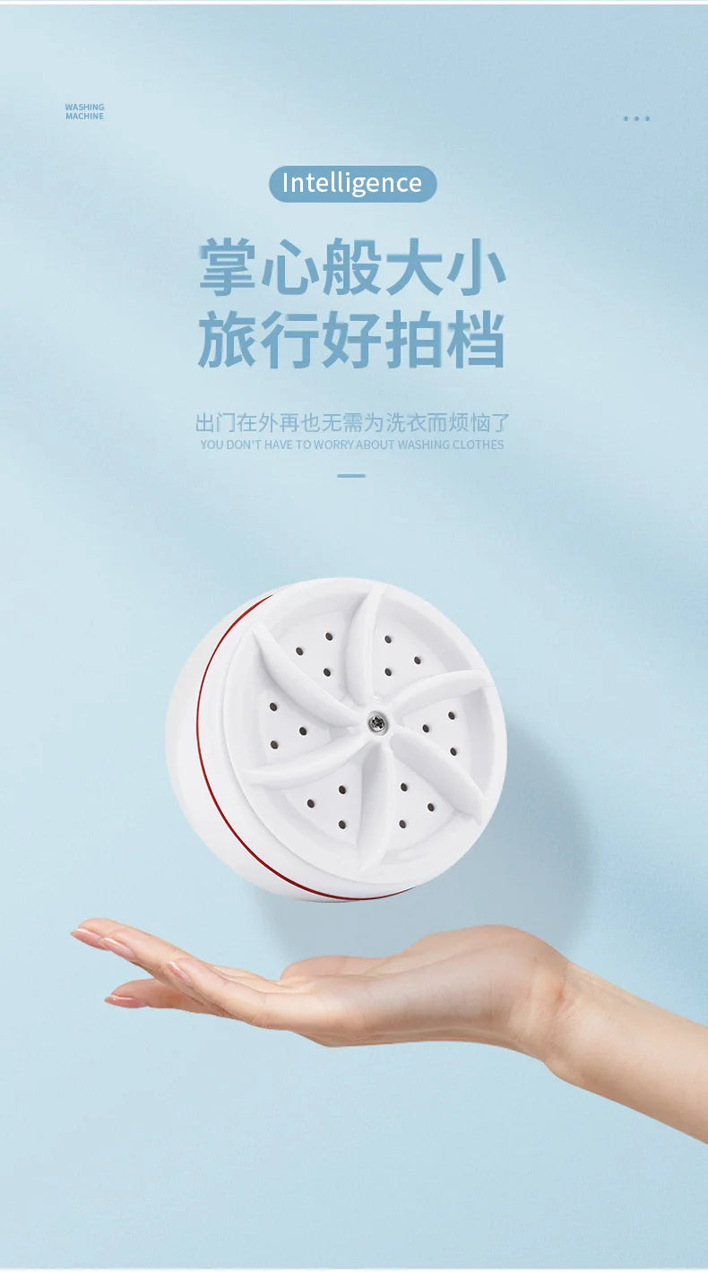 11L 6L Mini Washing Machine Portable Big Capacity with Spin Dryer Bucket for Clothes Travel Home Underwear Socks Mini Machine