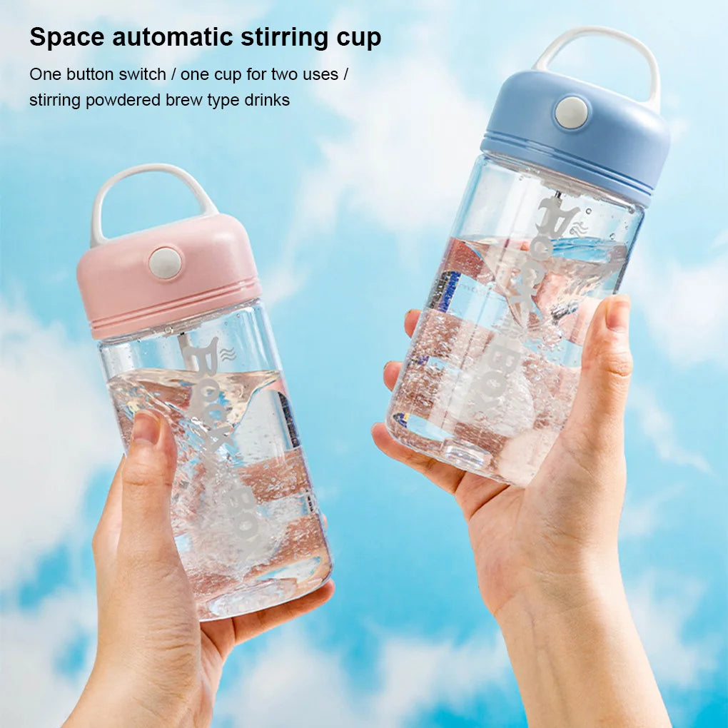 Electric Shake Bottle IPX5 Waterproof 380ML Blending Mixing Coffee Cup Automatic Protein Shaker Plastic Water Drink Mixer